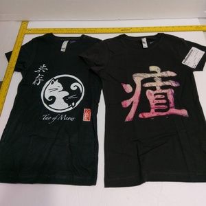 Girls Shirts Graphic Tee Size Large fits Med-Small